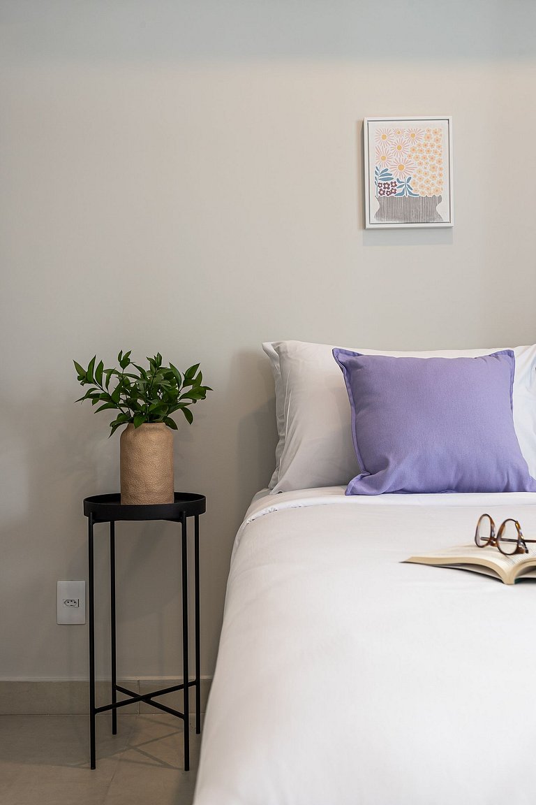 Apê 1 quarto Design e Praticidade no Coração de SP