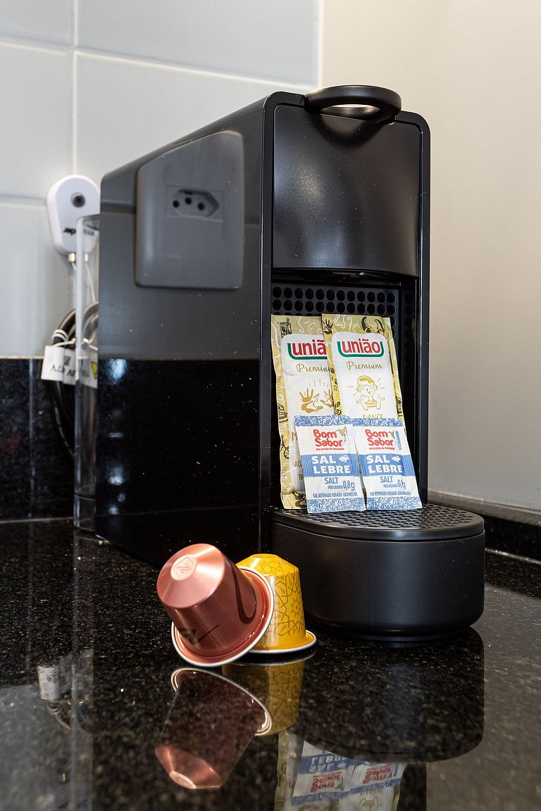 Apê 1 quarto Design e Praticidade no Coração de SP