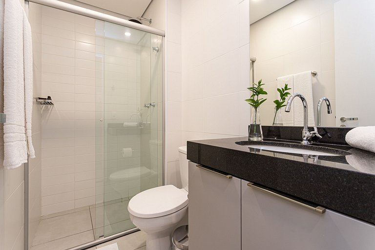 Apê 1 quarto Design e Praticidade no Coração de SP