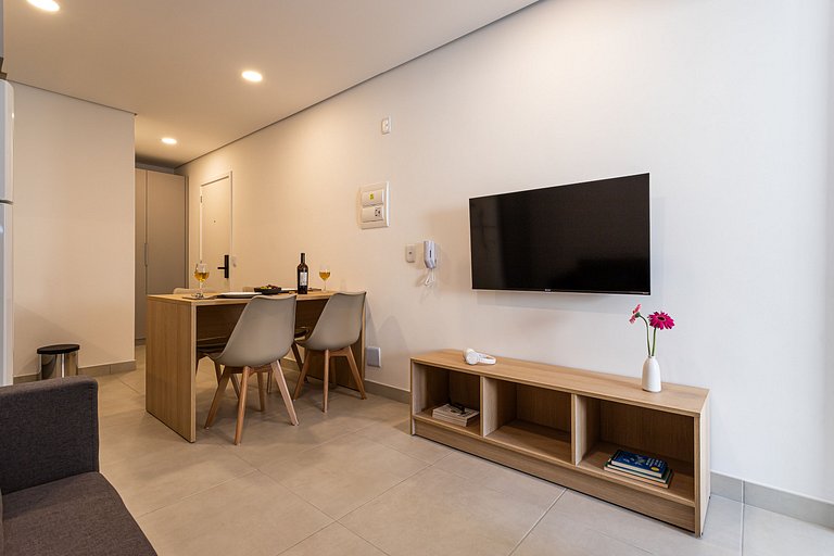 Apto 1 quarto em residencial funcional no Centro