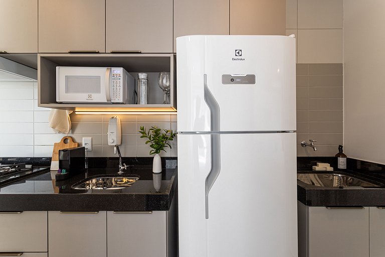 Apto 2 quartos em residencial funcional no Centro