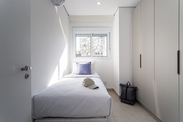 Apto 2 quartos em residencial funcional no Centro