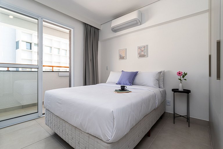 Apto 2 quartos em residencial funcional no Centro