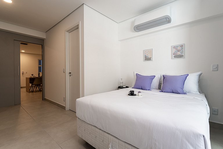 Apê Amplo de 1 quarto no Coração de SP
