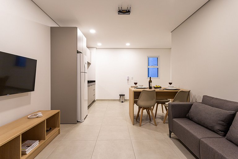 Apê Amplo de 1 quarto no Coração de SP
