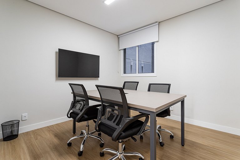 Apto 1 quarto completo com varanda | República