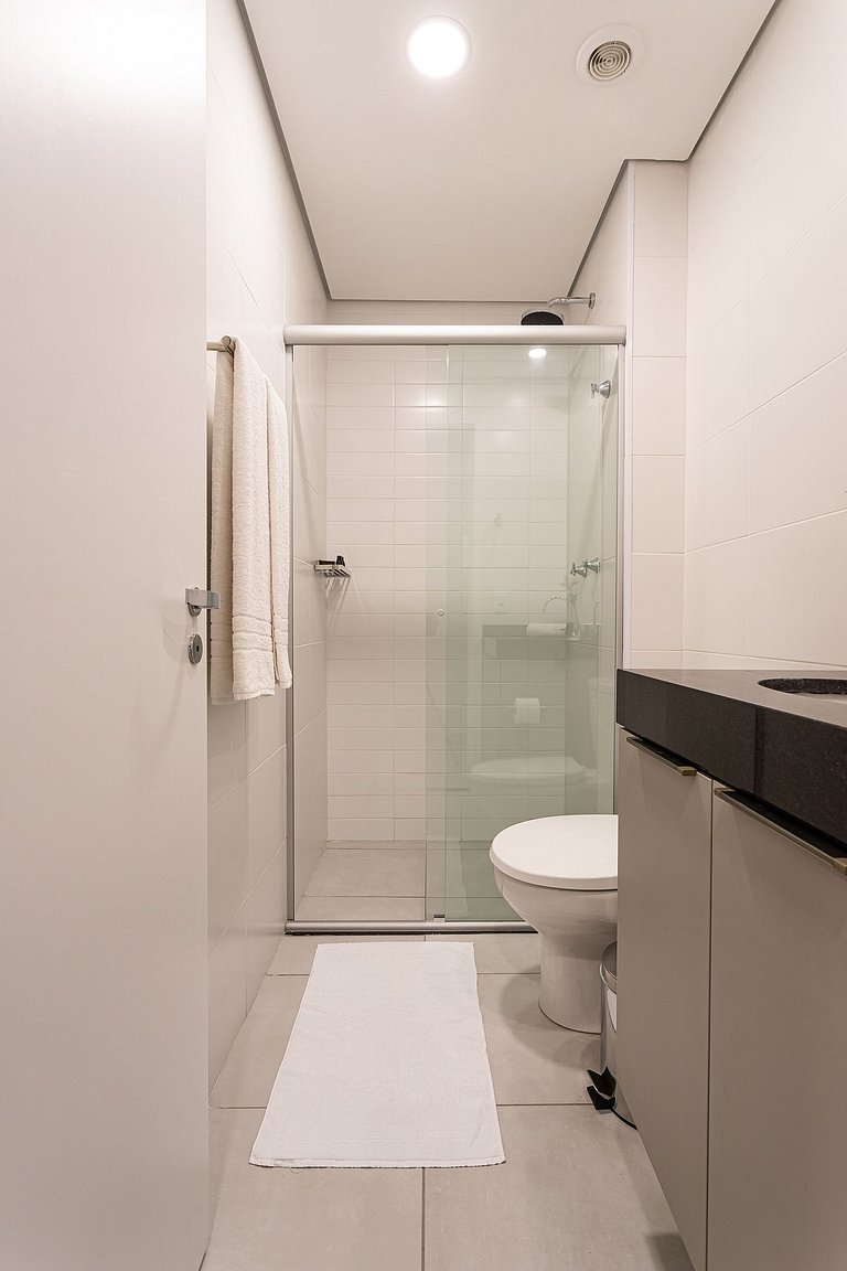 Apto 1 quarto completo com varanda | República