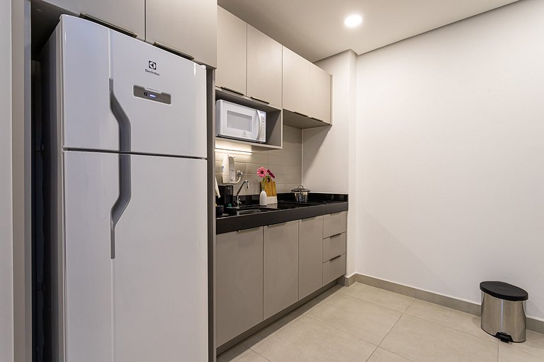 Apto 1 quarto em residencial funcional no Centro