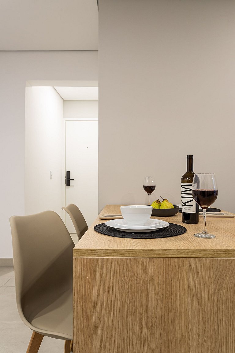 Apto 1 quarto em residencial funcional no Centro