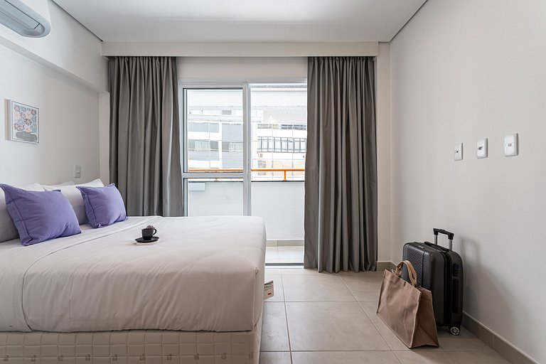 Apto 1 quarto em residencial funcional no Centro