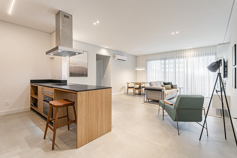 Apto Espaçoso 2 Quartos Ideal p Famílias | Floripa