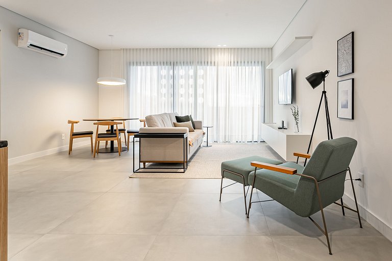 Apto Espaçoso 2 Quartos Ideal p Famílias | Floripa