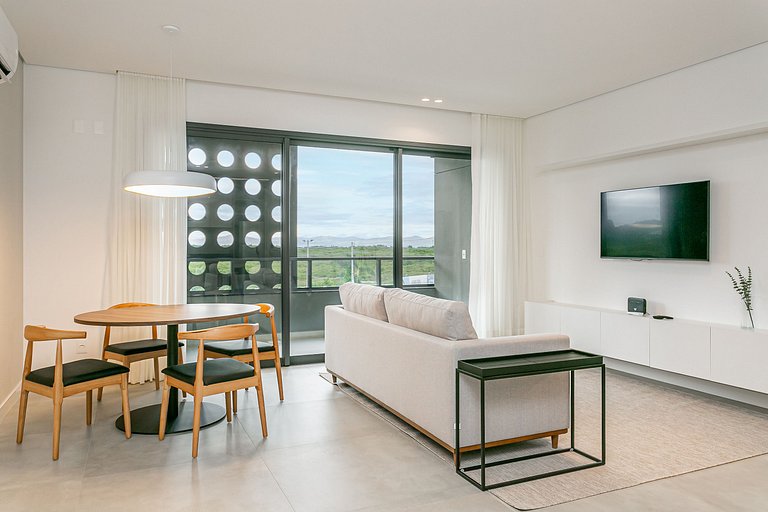 Apto Espaçoso 2 Quartos Ideal p Famílias | Floripa