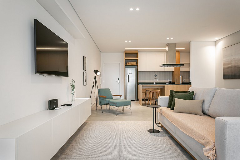 Apto Espaçoso 2 Quartos Ideal p Famílias | Floripa