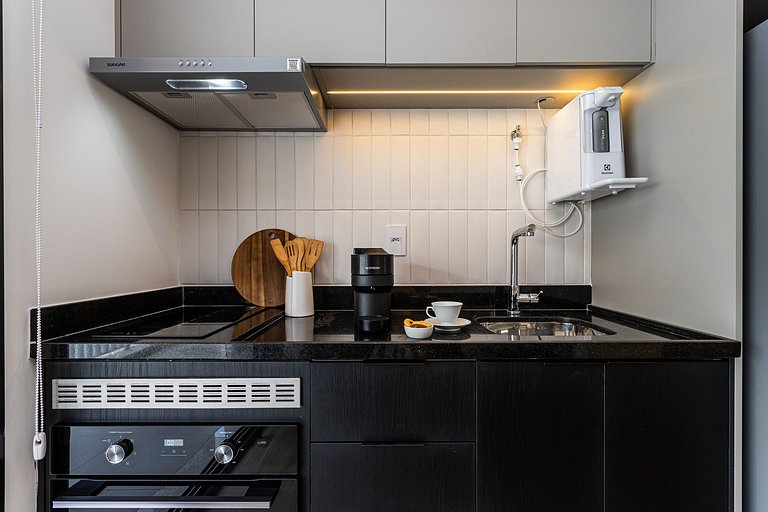 2 Quartos cama queen e varanda | Jd Paulista