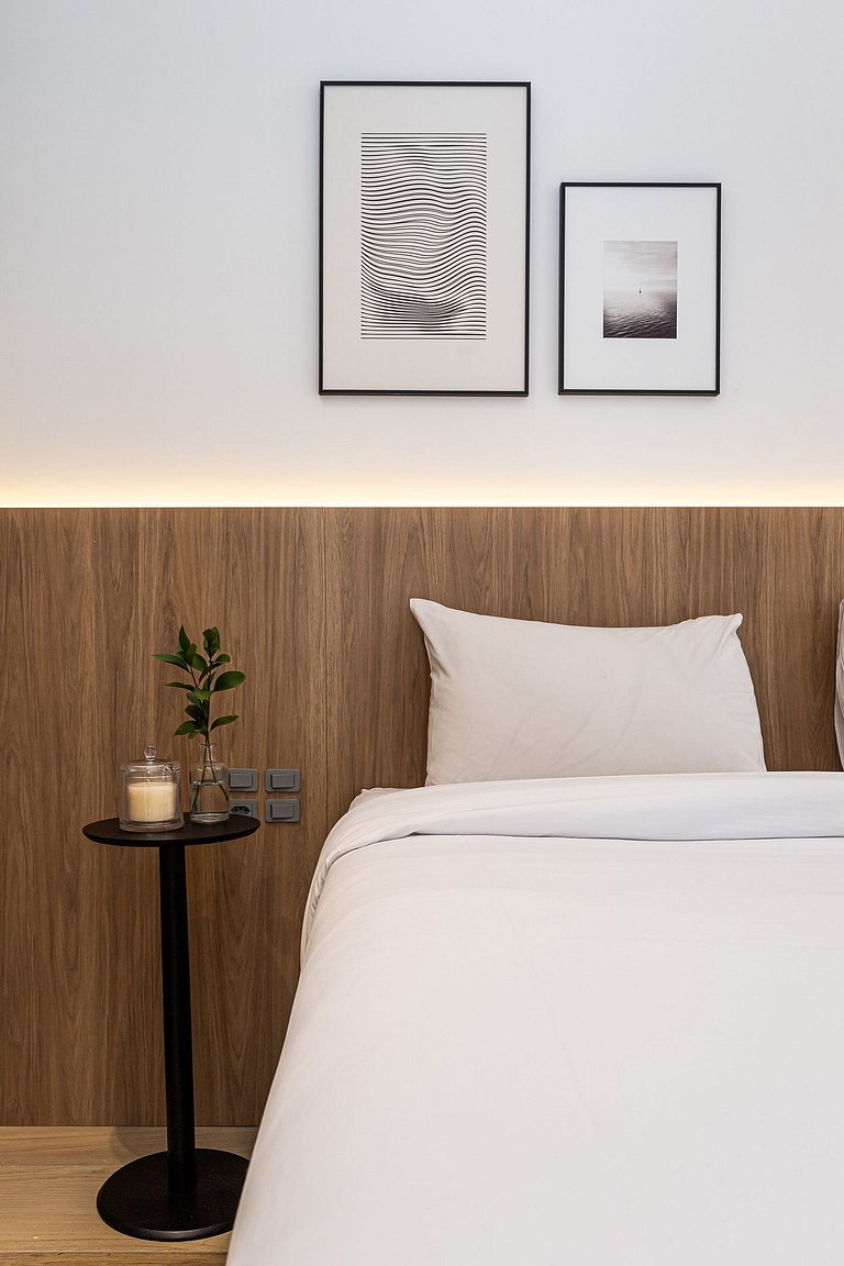 2 Quartos cama queen e varanda | Jd Paulista