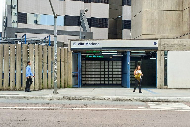 Estúdio exclusivo a passos do metrô | Vl Mariana