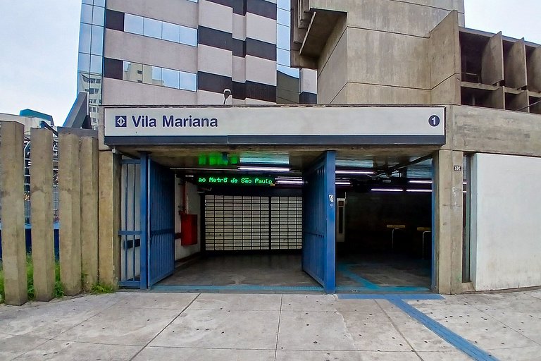 Estúdio exclusivo a passos do metrô | Vl Mariana