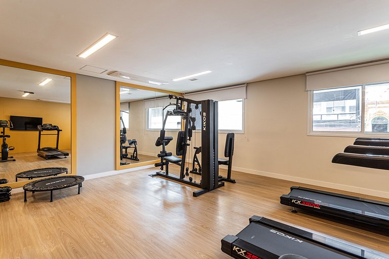 Apê 1 quarto Design e Praticidade no Coração de SP