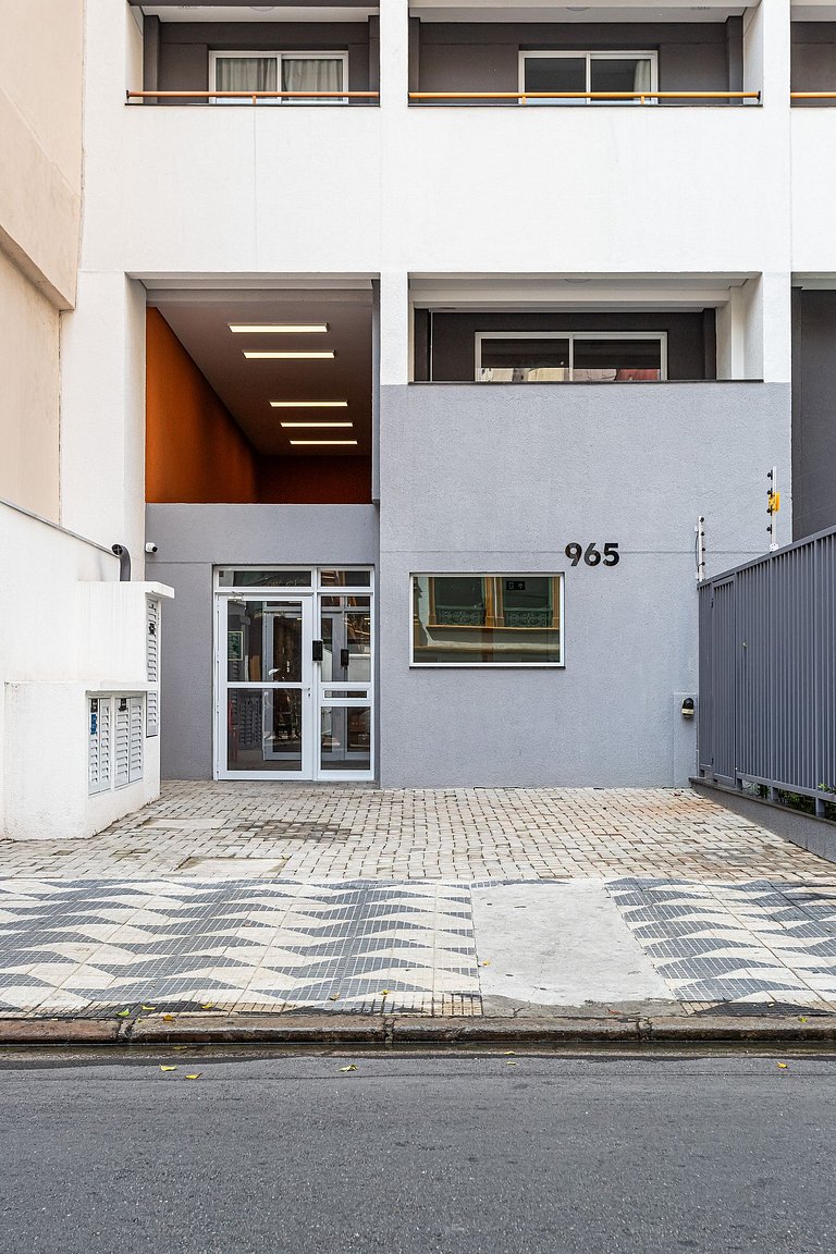 Apê Amplo de 1 quarto no Coração de SP