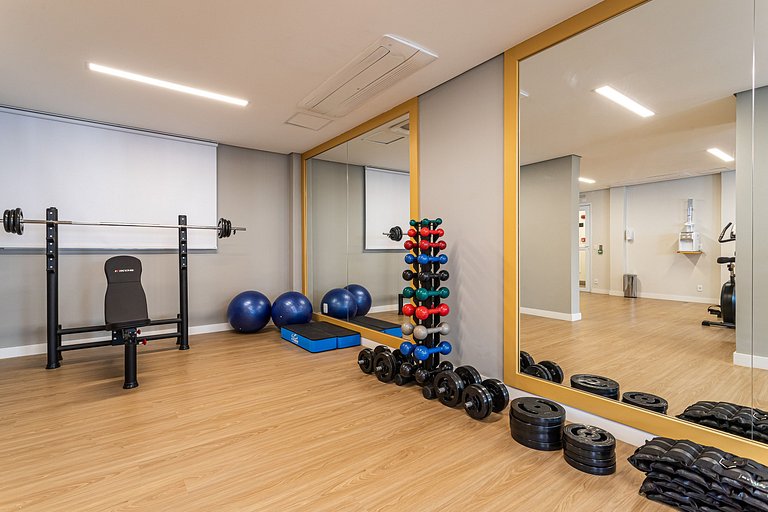 Apê 1 quarto Design e Praticidade no Coração de SP