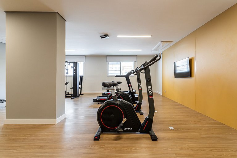 Apê 1 quarto Design e Praticidade no Coração de SP