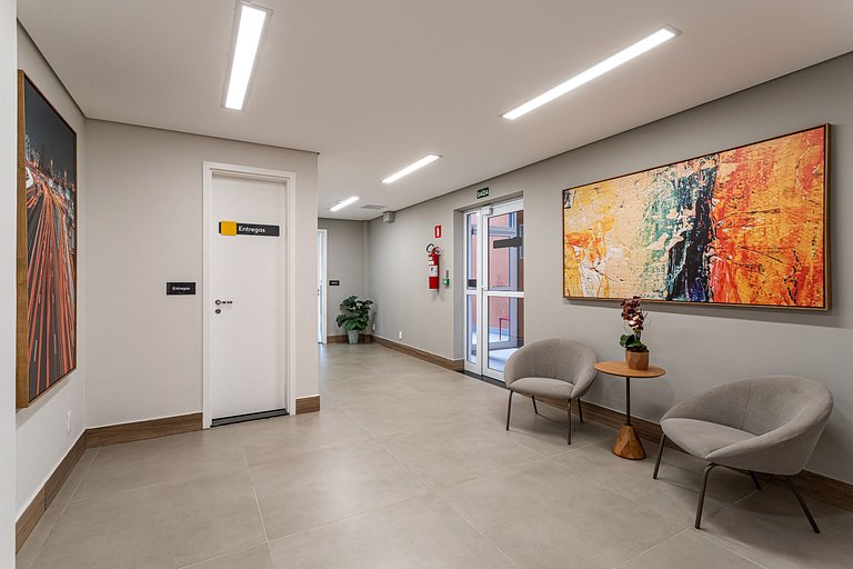 Apê 1 quarto Design e Praticidade no Coração de SP