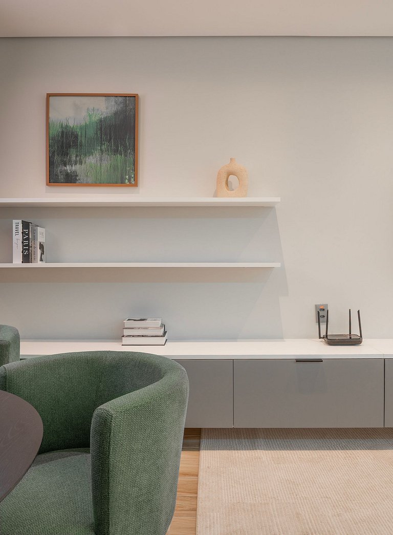 Apto luxuoso de 2 quartos | Balneário Shopping