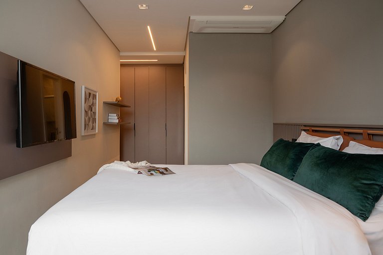 Apto luxuoso de 2 quartos | Balneário Shopping