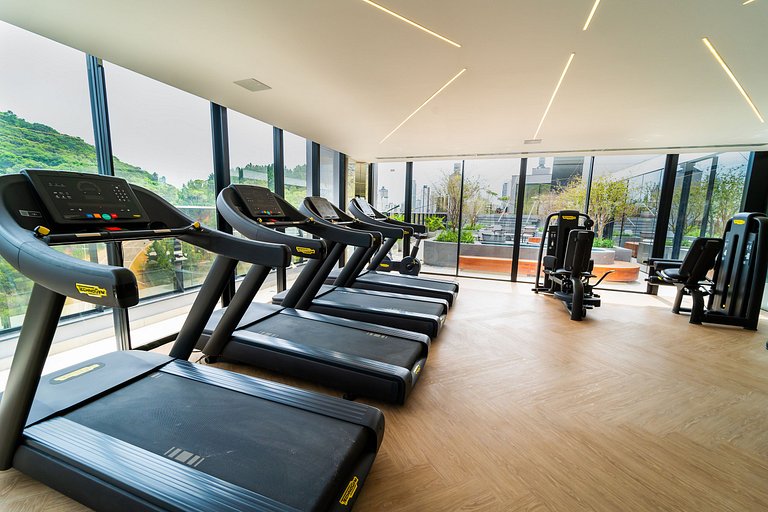 Luxo | 2 quartos, conectado ao Balneário Shopping