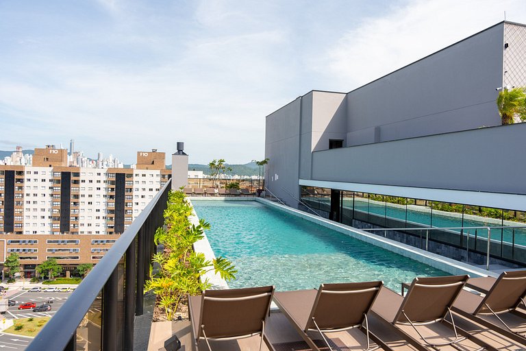 Apto 2 quartos, prédio luxuoso com lazer completo