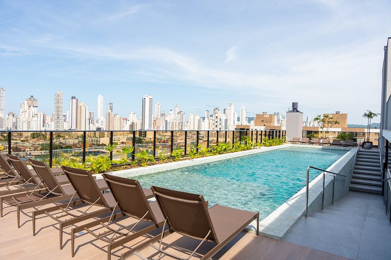 Apto 2 quartos, prédio luxuoso com lazer completo