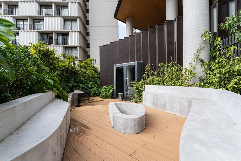 Estúdio completo Piscina no coração da Vl Madalena