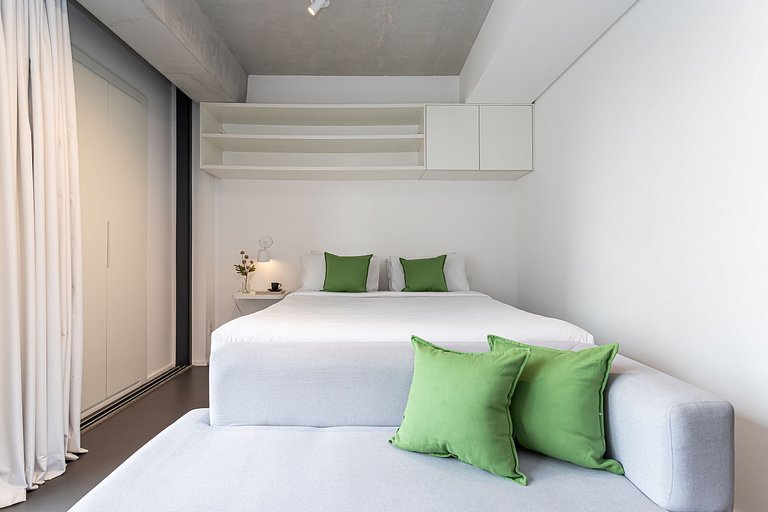 Estúdio completo Prédio com Piscina na Vila Madá