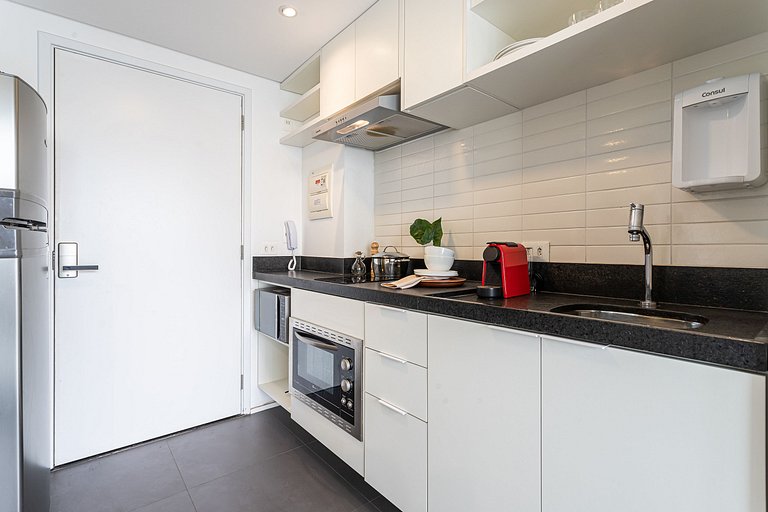 Estúdio completo Prédio com Piscina na Vila Madá