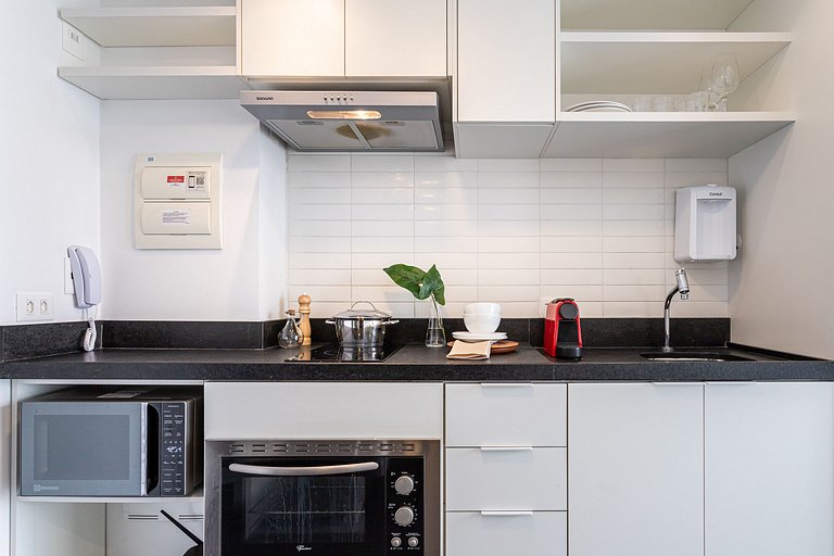 Estúdio completo Prédio com Piscina na Vila Madá