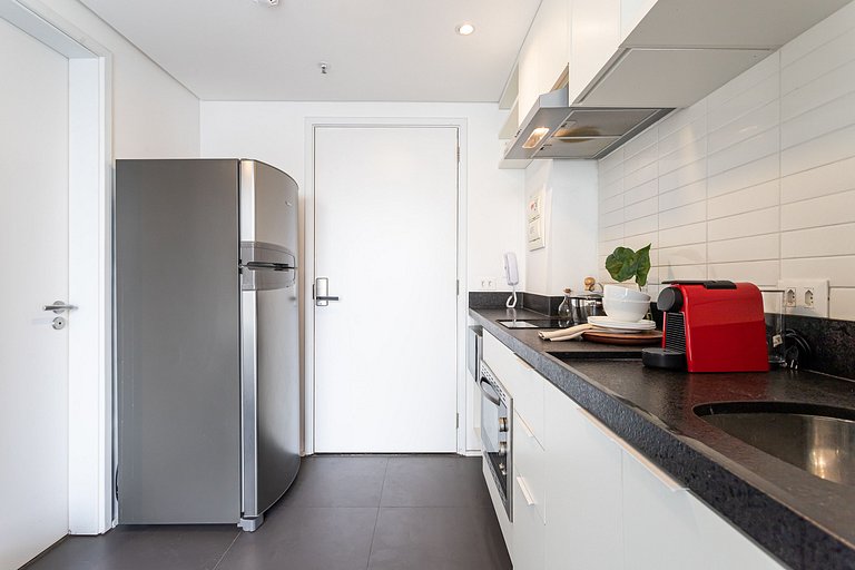 Estúdio completo Prédio com Piscina na Vila Madá