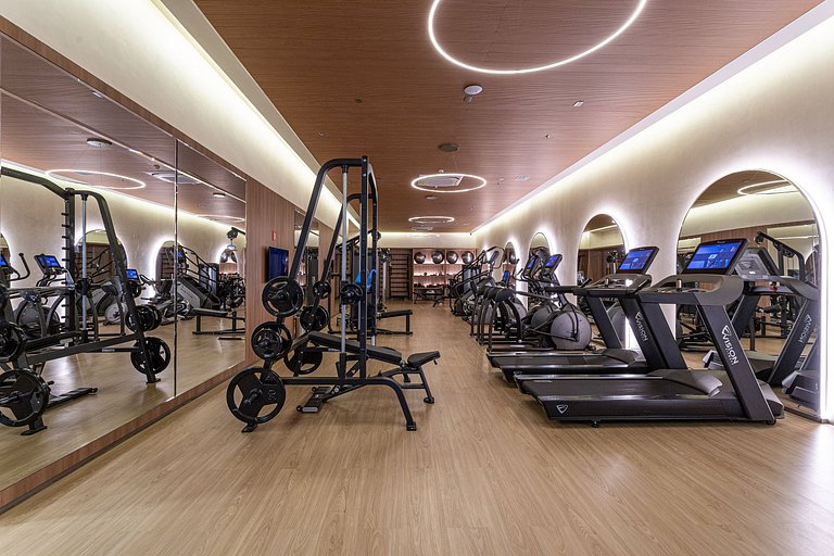 Apartamentos mobiliados com excelente vista e localização |