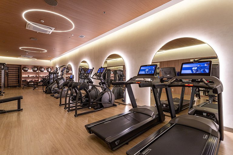 Apartamentos mobiliados com excelente vista e localização |