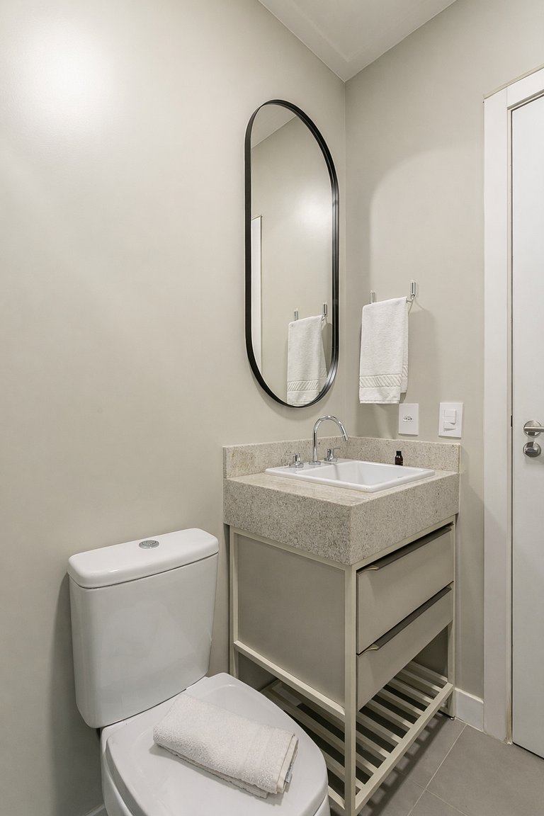 Estúdio em condomínio com lazer | Centro