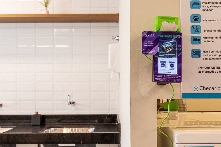 Apto 1 quarto completo com varanda | República