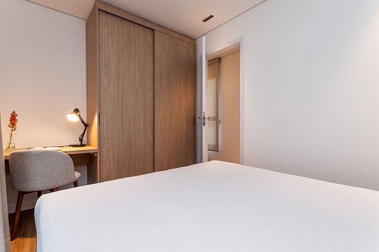 Apê confortável 1 quarto | Jardins | Até 3 Pessoas