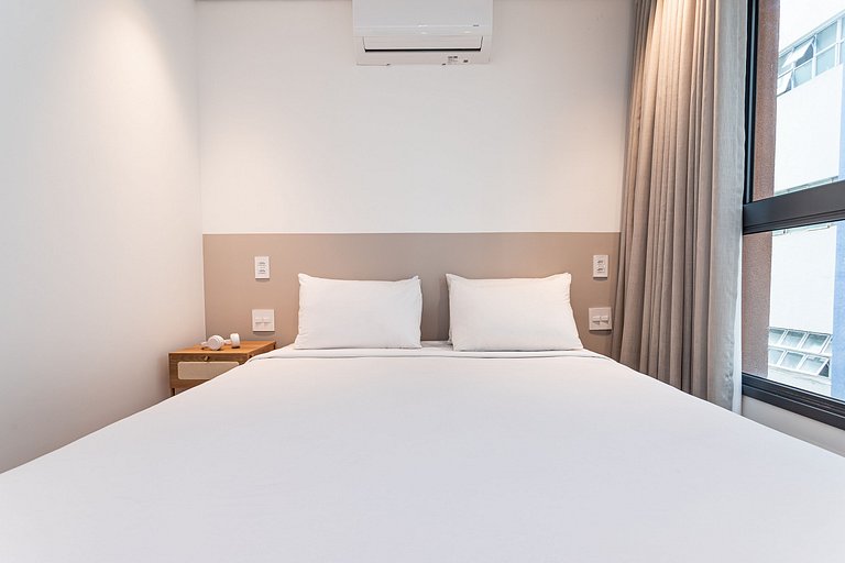 Apê confortável 1 quarto | Jardins | Até 3 Pessoas