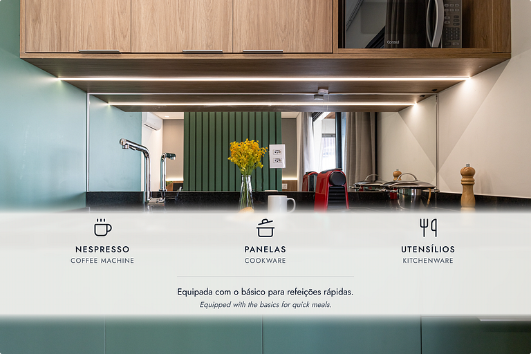 Apê c varanda| Piscina e café da manhã Av Paulista