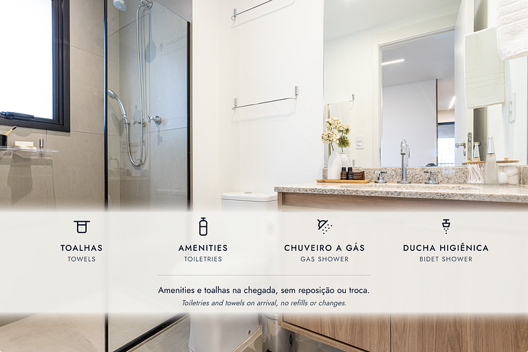 Apto c 1 dorm, varanda, Café Próx à Av Paulista